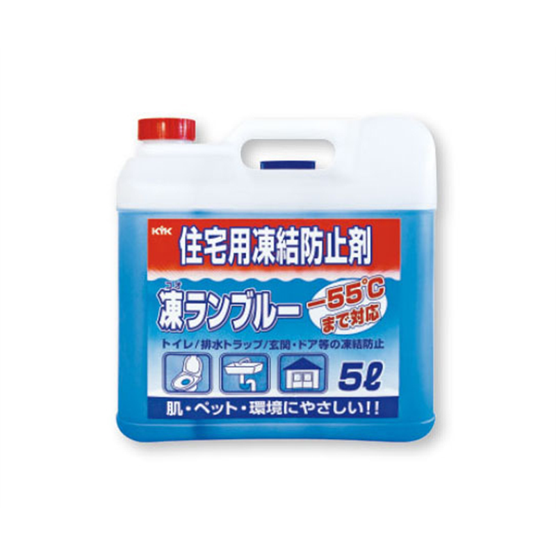アズワン 住宅用凍結防止剤 凍ランブルー 5L 884-012 1個（ご注文単位1個）【直送品】