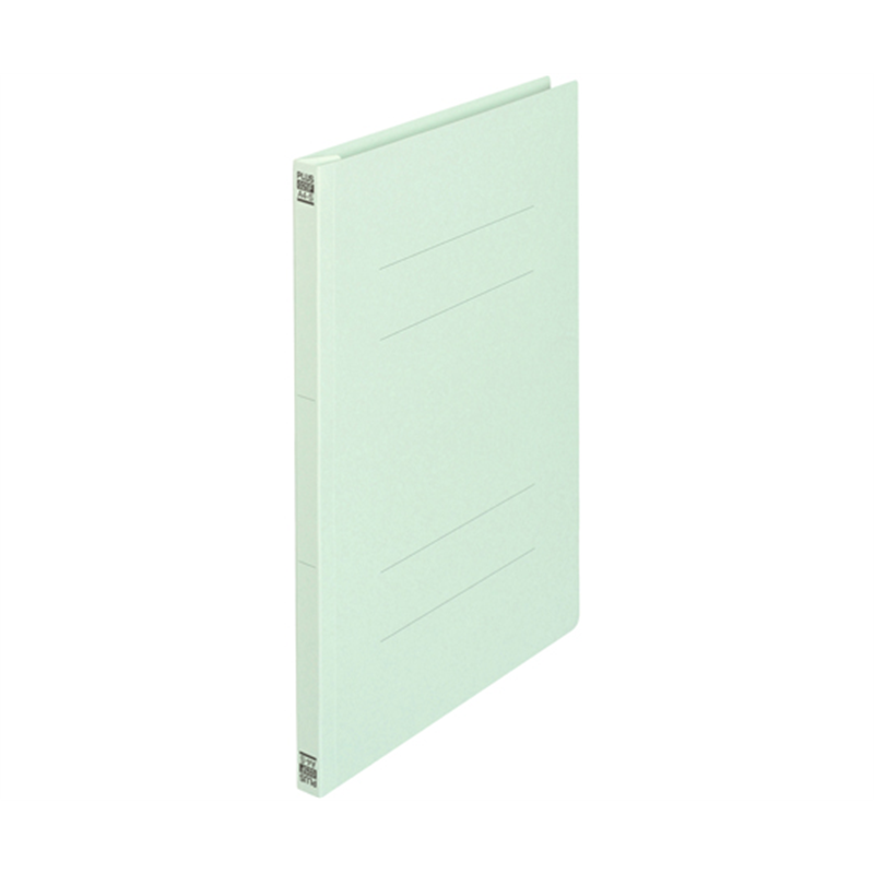 プラス フラットファイル 2つ折りタイプ A4-S ブルー NO.025F BL 1冊(ご注文単位1冊)【直送品】