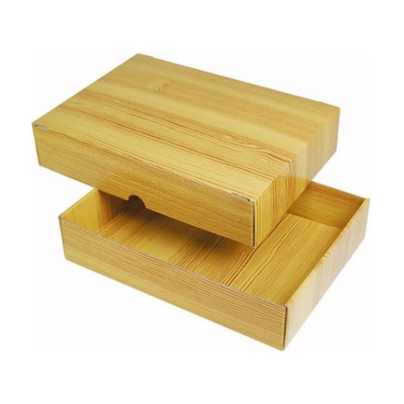 ヤマニパッケージ 贈答箱 木目ギフトBOX 大 100枚 NK-420 1ケース（ご注文単位1ケース）【直送品】