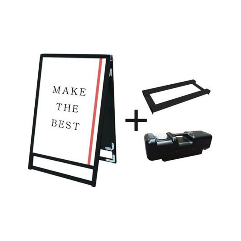 常磐精工 ブラックバリウススタンド看板 A1ロウ両面 ウエイトアーム・水タンクセット BVASKAC-A1LR-3SET 1個（ご注文単位1個）【直送品】