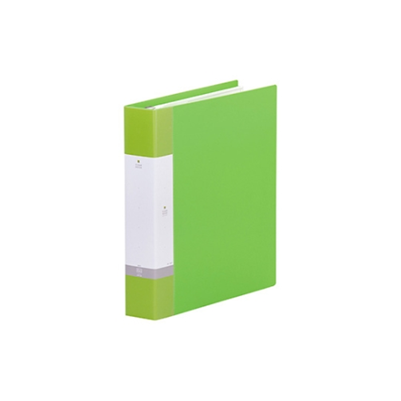 LIHITLAB リクエスト クリヤーブック<ポケット交換タイプ> 6黄緑 G3806 G3806-6 1冊(ご注文単位1冊)【直送品】