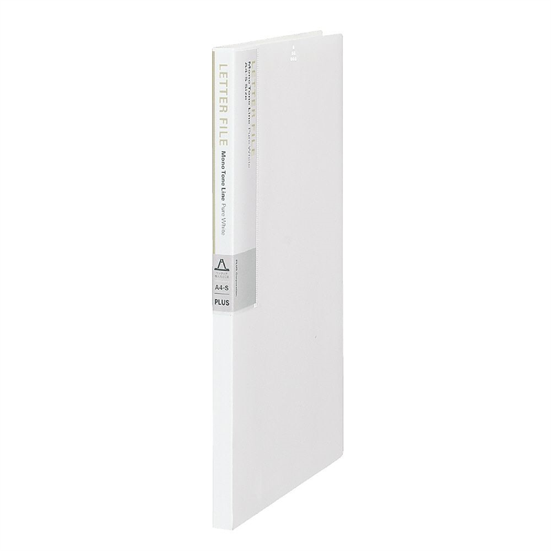 プラス レターファイル ピュアホワイト FL-101DP 1冊(ご注文単位1冊)【直送品】