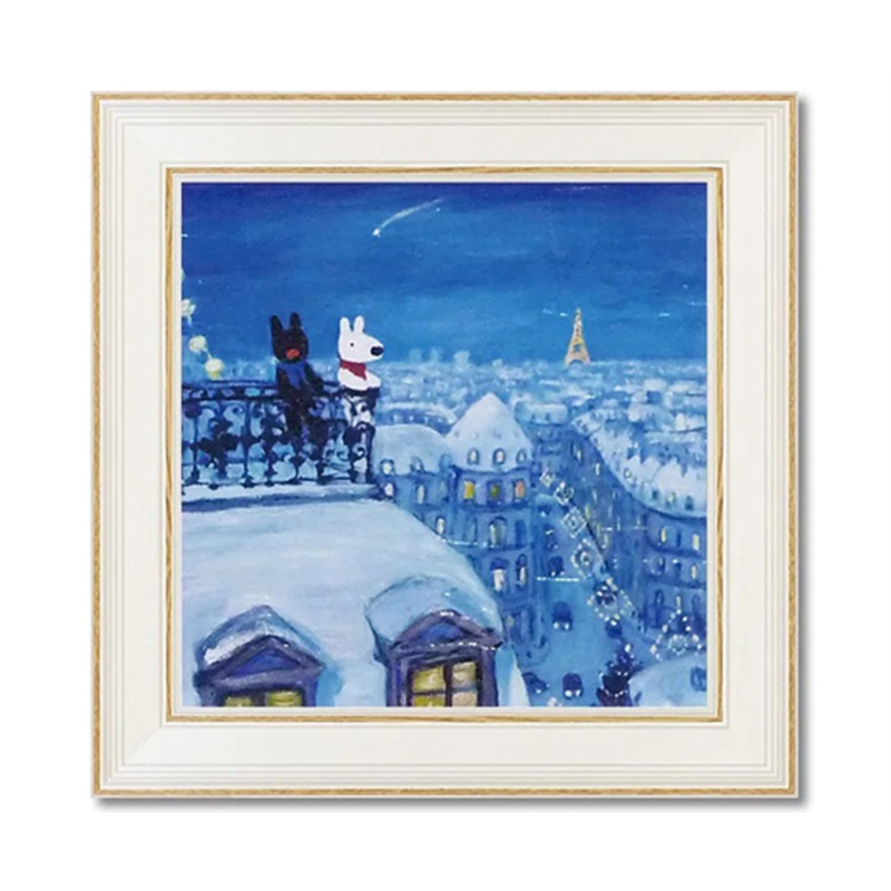 ユーパワー リサとガスパール アートフレーム Mサイズ｢星に願いを｣ GL-05809 1個（ご注文単位1個）【直送品】