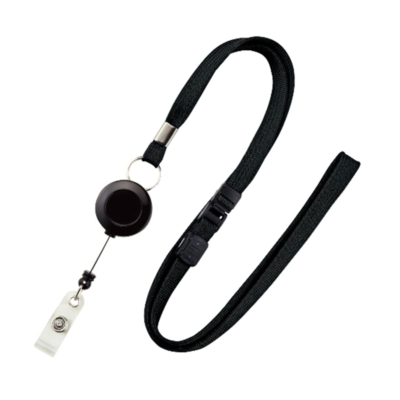 オープン工業 リールストラップ 10本 黒 NB-79-1P-BK 1組(ご注文単位1組)【直送品】