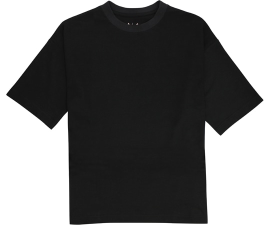 おたふく手袋 5分袖クールTシャツ 黒 3L FB-700 1枚（ご注文単位1枚）【直送品】