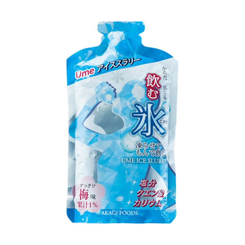 赤城フーズ UMEアイススラリー 100g×80袋入 375960 1組※軽（ご注文単位1組）【直送品】