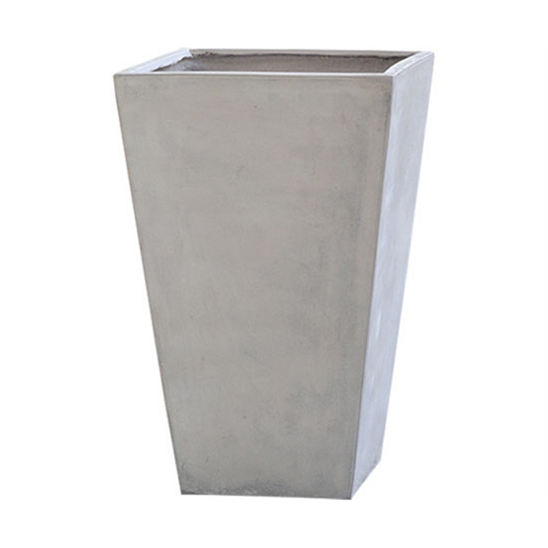 クレイ プランター TERRA-MENT Tall Square 46(テラメント トールスクエア)L 910-127-181 1個(ご注文単位1個)【直送品】