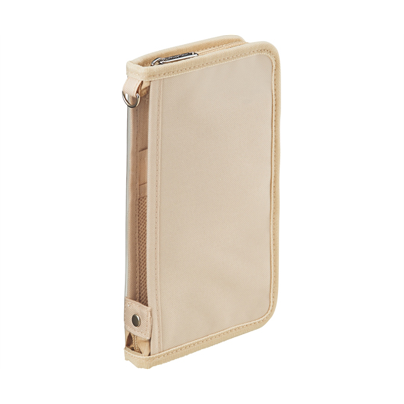 LIHITLAB myfa デコレーションポーチ シフォンベージュ A3302-16 1個(ご注文単位1個)【直送品】