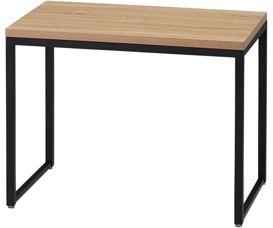 ストア・エキスプレス ショーテーブル D45cm ブラックフレーム ラスティック柄天板 W74.8×D45×H57.6cm 61-798-4-1 1台（ご注文単位1台）【直送品】