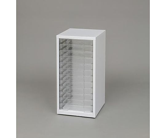 エスコ 291x330x 605mm/12段 キャビネット(トレー型) EA954FB-50A 1台(ご注文単位1台)【直送品】