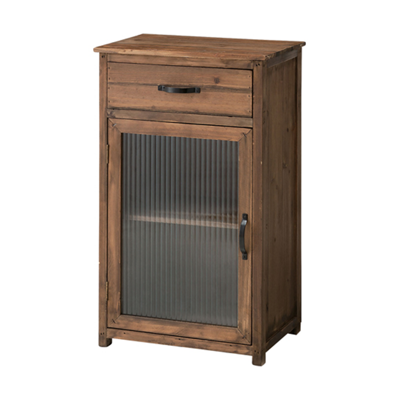 東谷 ガラスキャビネット ブラウン CCR-108 1個（ご注文単位1個）【直送品】