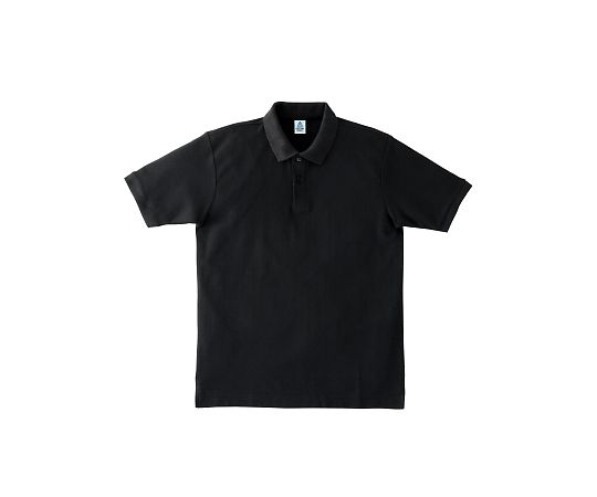 LIFEMAX CVC鹿の子ドライポロシャツ ブラック 3L MS3113-16 3L 1枚（ご注文単位1枚）【直送品】