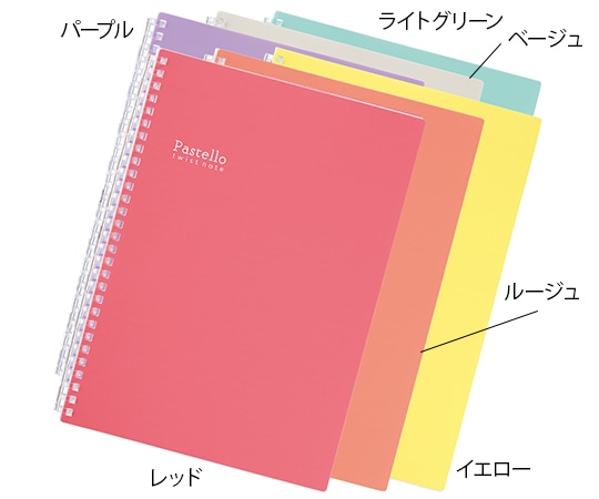 LIHITLAB ツイストノート(セミB5・S型 29穴) ベージュ N1908-16 1冊(ご注文単位1冊)【直送品】