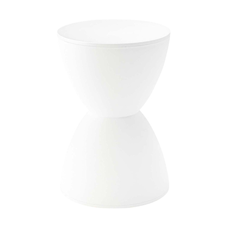 東谷 スツール ホワイト PC-680WH 1個（ご注文単位1個）【直送品】