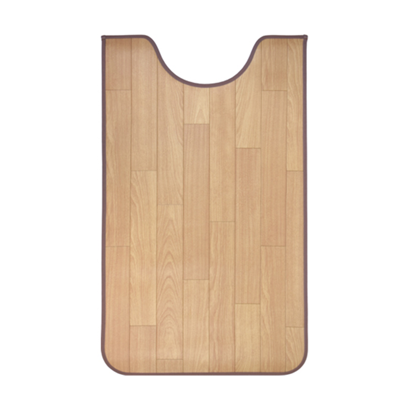 三愛繊維 拭けるマットシリーズ サクラブラウン トイレマット 600×1000mm(ロング)  1個(ご注文単位1個)【直送品】