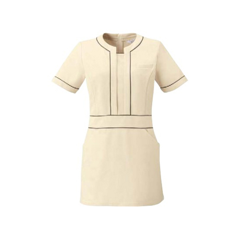 Calala(キャララ) チュニック ベージュ 13号 丸編みニット ウエスト88cm 着丈77cm CL-0243 1着（ご注文単位1着）【直送品】