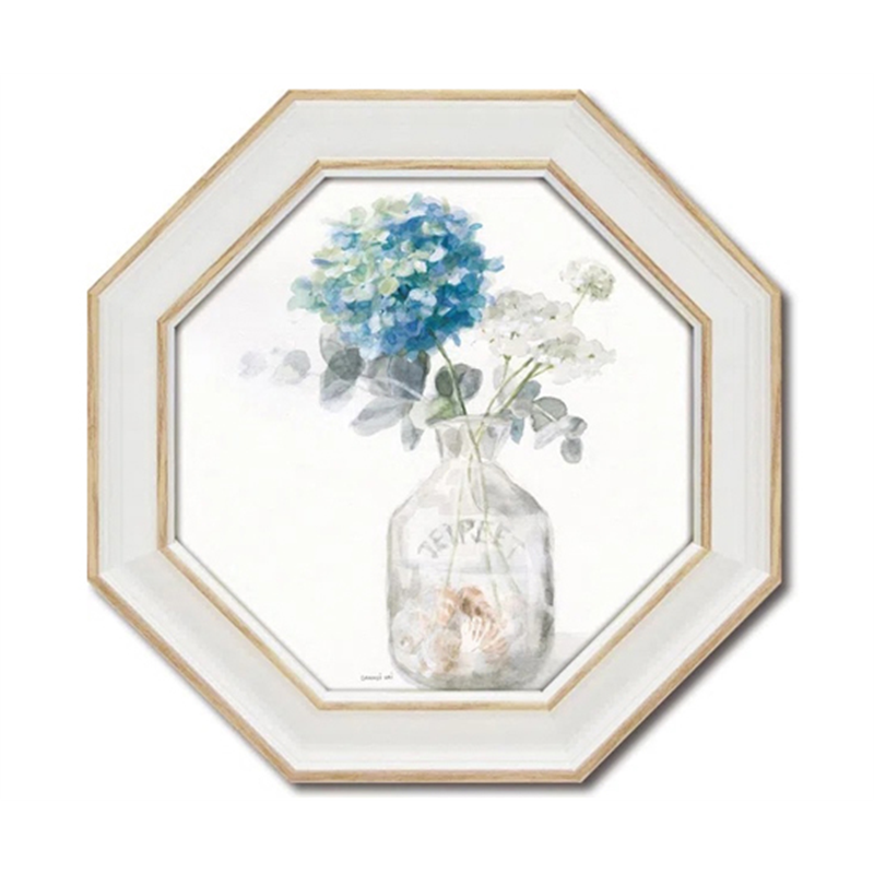 ユーパワー 八角 ミニゲル アートフレーム ダンフイ ナイ｢ビーチ フラワーズ5｣ DN-02553 1個（ご注文単位1個）【直送品】