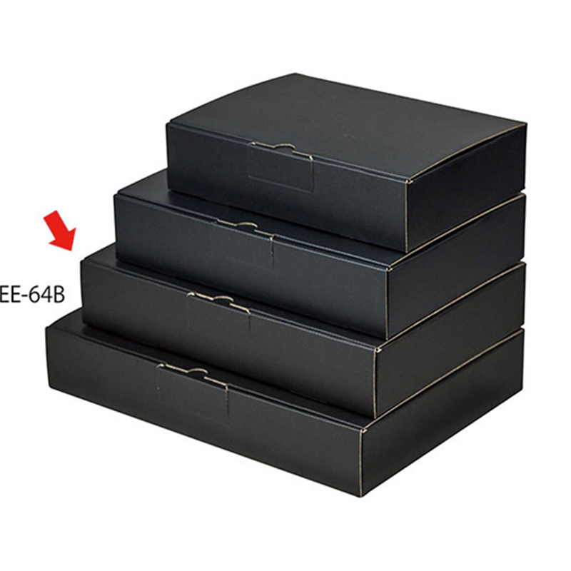 ヤマニパッケージ 宅配箱 はっ水宅配箱 6cm 黒 100枚 EE-64B 1ケース（ご注文単位1ケース）【直送品】