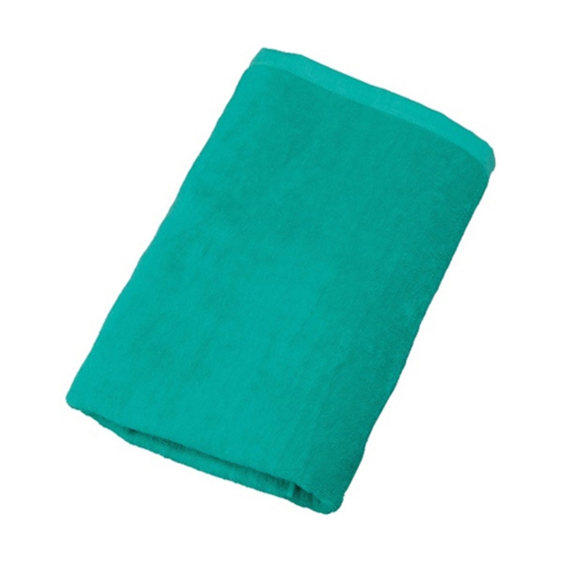 三和 1000匁スレン染めバスタオル グリーン 1ケース(60枚入) VN1000G 1ケース（ご注文単位1ケース）【直送品】