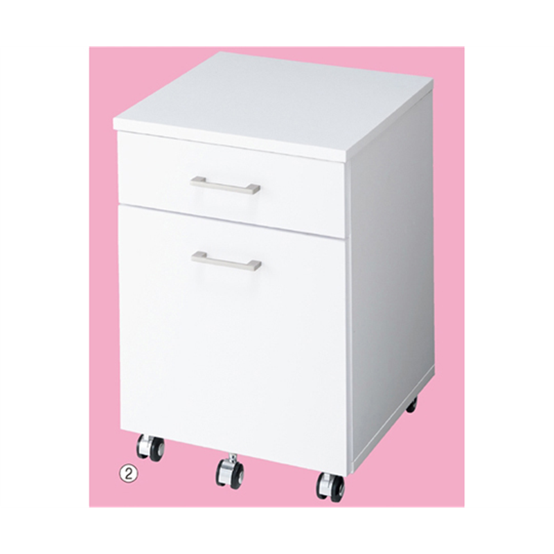 アズワン ワゴンキャビネット ホワイト 61-427-50-2 1台（ご注文単位1台）【直送品】