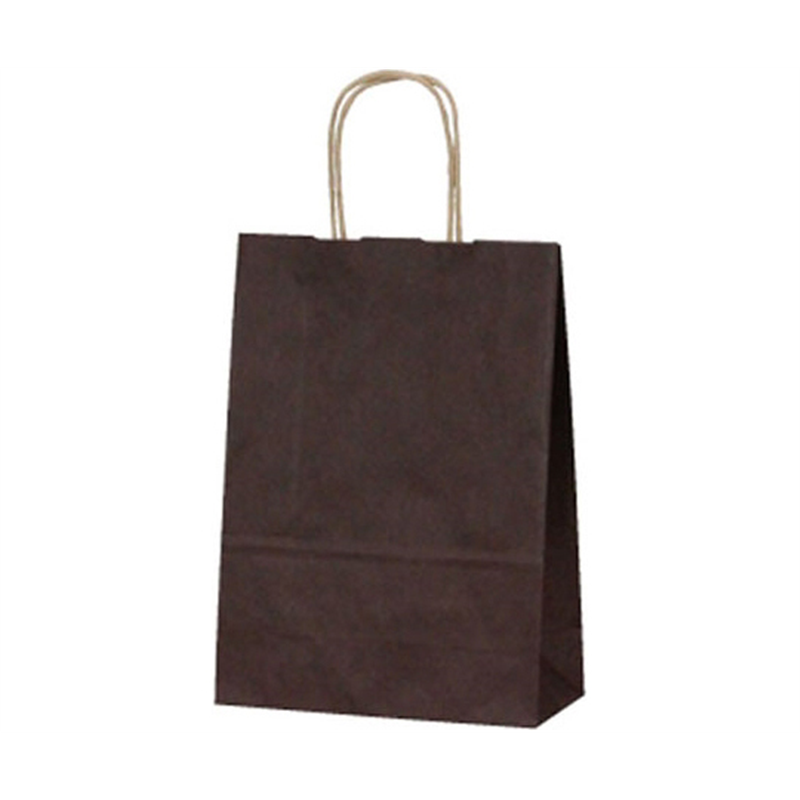 ベルベ 紙袋 自動紐手提袋 T-3 カラー(カカオ) 200枚 1319 1ケース（ご注文単位1ケース）【直送品】