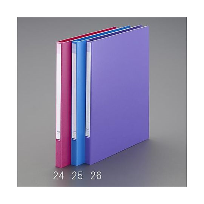 ライオン事務器 A4/S型 レターファイル(ワインレッド) EA762CF-24 1冊(ご注文単位1冊)【直送品】