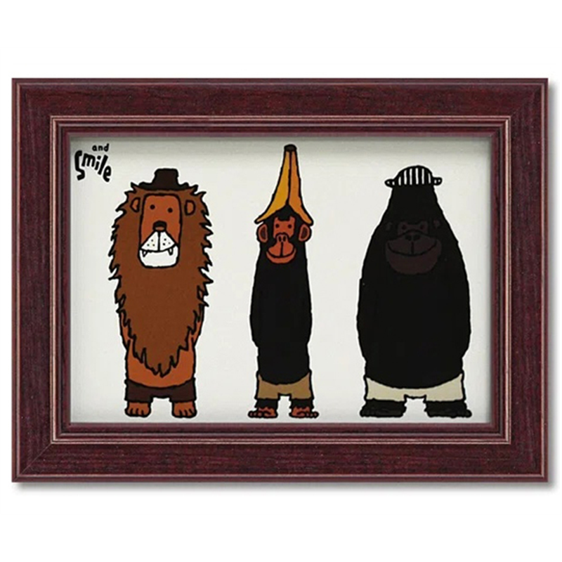 ユーパワー 武内 祐人｢ライオン・チンパンジー・ゴリラ(and Smile)｣ YT-00728 1個（ご注文単位1個）【直送品】