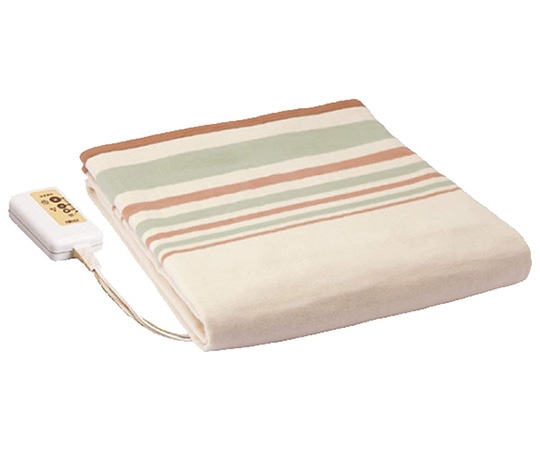 広電 洗える電気毛布(敷毛布) ボーダー CWS-046G-5 1枚(ご注文単位1枚)【直送品】