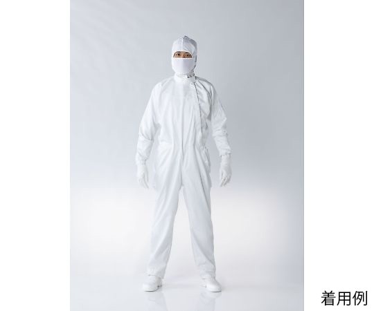 東洋リントフリー ESD対策ツナギ服 白 5L FG153C-01 5L 1枚 (ご注文単位1枚)【直送品】