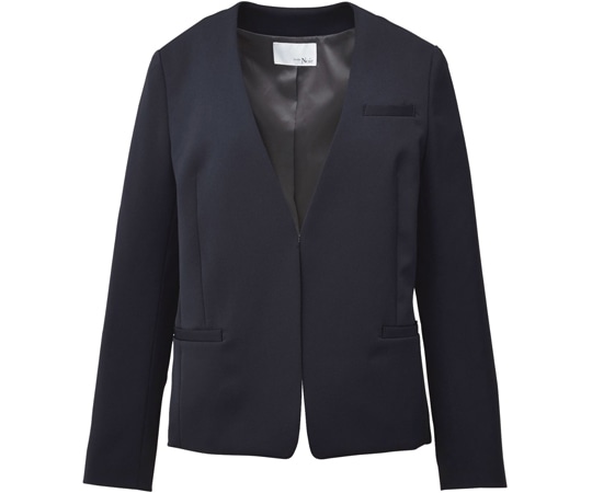 カーシーカシマ ENJOYNoir ジャケット SOALON PIQUE ブラック 9号 NAJ011 1枚（ご注文単位1枚）【直送品】