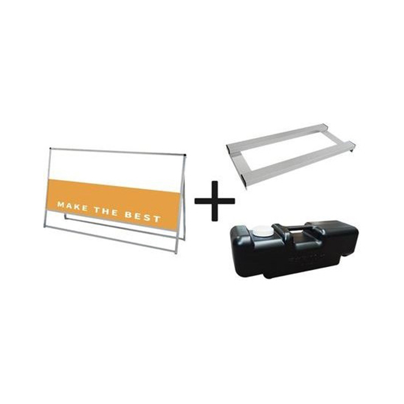 常磐精工 バリウススタンド看板 アルミ複合板1800×900片面 ウエイトアーム・水タンクセット VASKAP-1800X900K-3SET 1個（ご注文単位1個）【直送品】