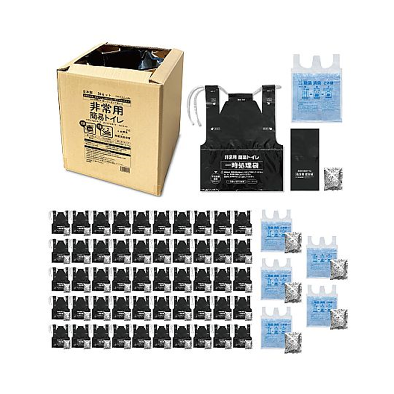 エスパック 簡易トイレ 1箱(50個入)  1箱（ご注文単位1箱）【直送品】