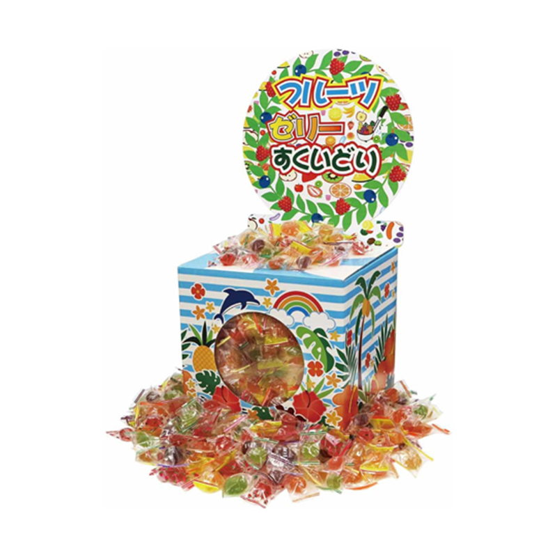 アズワン フルーツゼリーすくいどり 約100人用(イベント､ノベルティ) 35-43-9-1 1セット（ご注文単位1セット）【直送品】