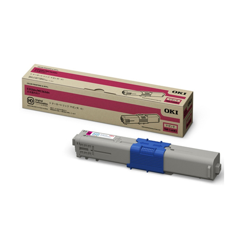 OKI トナーカートリッジ(小)マゼンタ(MC362dn(w)/C312dn) TNR-C4KM3 1個(ご注文単位1個)【直送品】