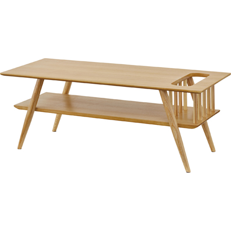 東谷 ソット 棚付センターテーブル ナチュラル SOT-105NA 1個（ご注文単位1個）【直送品】