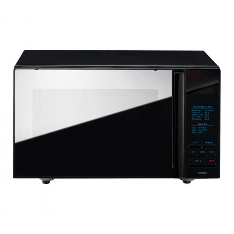 ツインバード ミラーガラスフラット電子レンジ DR-4259B 1個（ご注文単位1個）【直送品】