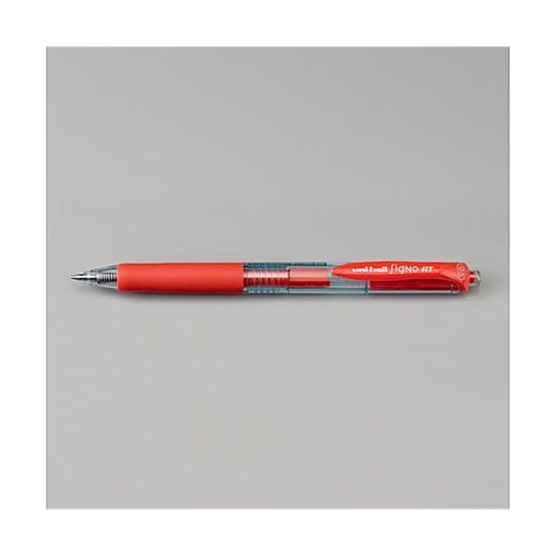 エスコ 0.5mm ボールペン(赤・ゲルインク・ノック式) EA765MG-282 1本(ご注文単位1本)【直送品】