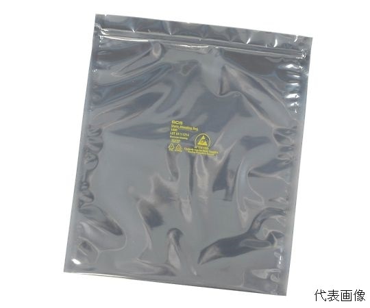 DESCO 静電袋 SCS1000 12×18 (305×457) ジップ付き 1セット(100枚入) 3001218 1セット (ご注文単位1セット)【直送品】