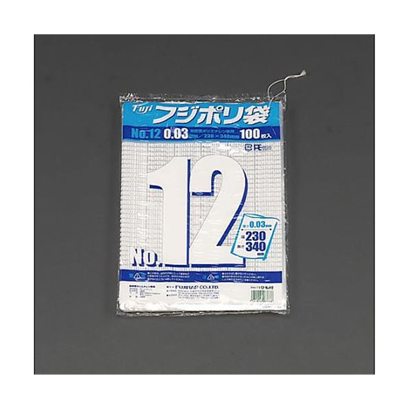 エスコ 260x380mm ポリ袋(紐付/1000枚) EA995AD-95 1箱(ご注文単位1箱)【直送品】