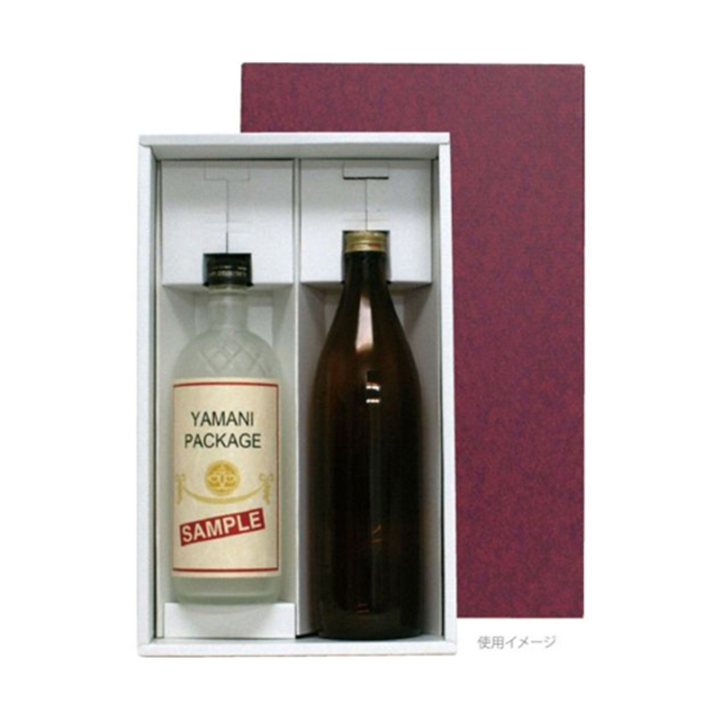 ヤマニパッケージ 贈答箱 和洋酒兼用箱 2本 50枚 K-1251 1ケース（ご注文単位1ケース）【直送品】