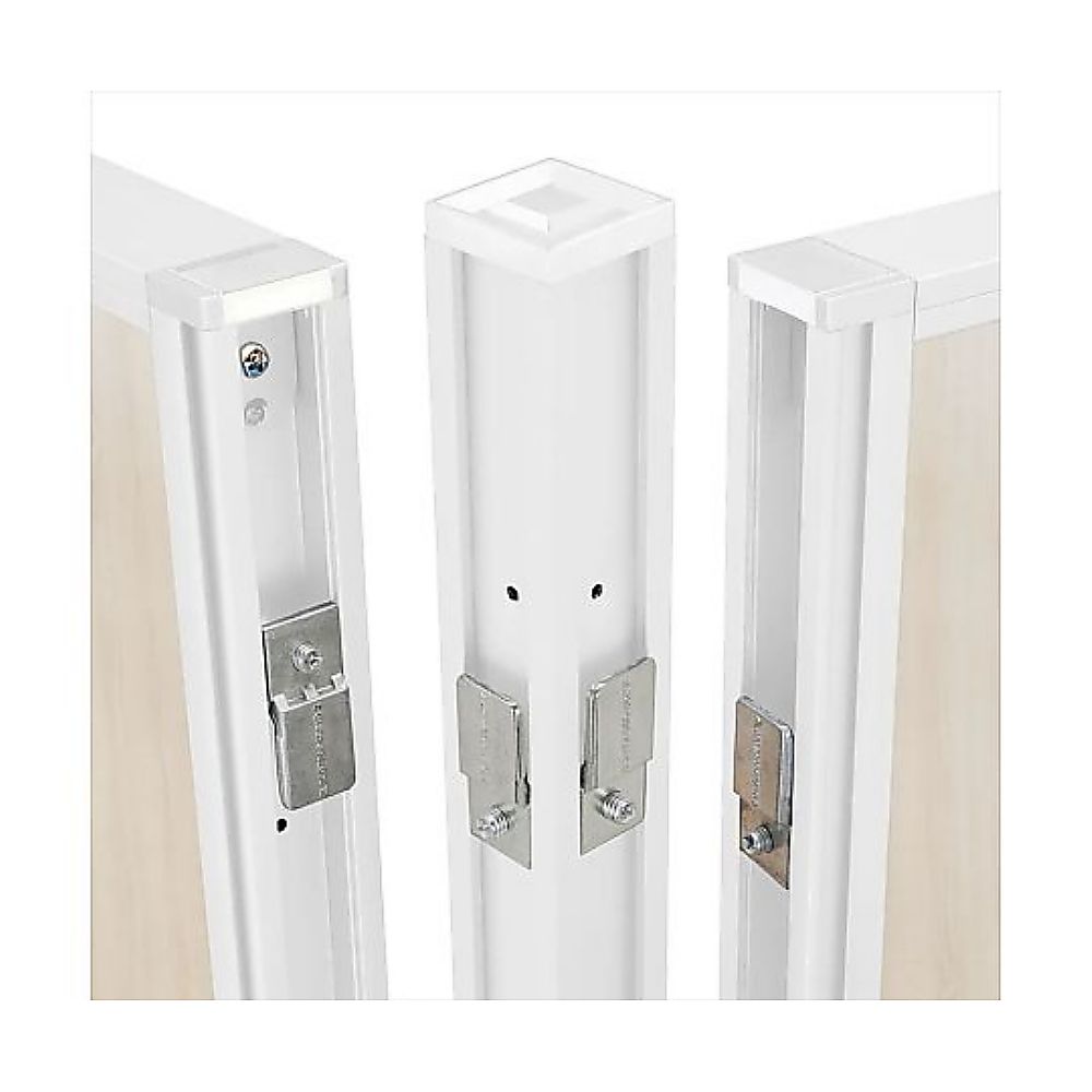 カグクロ ローパーテーション用 コーナーポール ホワイト H1800mm PN-P1800-WH 1本(ご注文単位1本)【直送品】