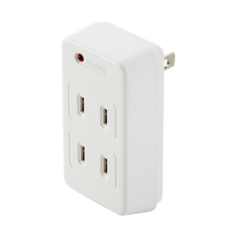 BUFFALO トリプルタップ 雷サージ防止付き ホワイト BSTAPD01WH 1台(ご注文単位1台)【直送品】