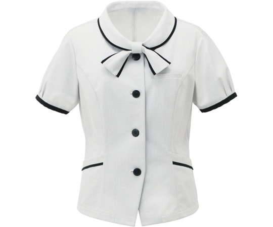 カーシーカシマ ENJOY オーバーブラウス SquareTricot グレー 13号 ESA402 1枚（ご注文単位1枚）【直送品】