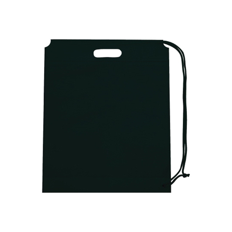 三和 不織布ショルダーバッグ ブラック 1ケース(500枚入) SW4049-40 1ケース（ご注文単位1ケース）【直送品】