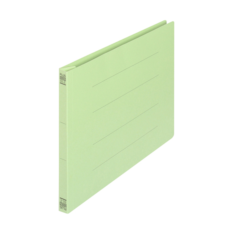 プラス フラットファイル 横型 B5-E グリーン NO.032N GR 1冊(ご注文単位1冊)【直送品】