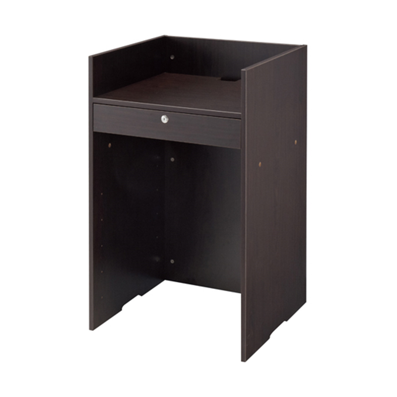 アズワン 木製レジ台 ダークブラウン 61-427-45-3 1台（ご注文単位1台）【直送品】