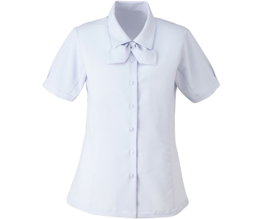 カーシーカシマ ENJOY 半袖ブラウス Softkarseystretch ブルー 13号 ESB406 1枚（ご注文単位1枚）【直送品】