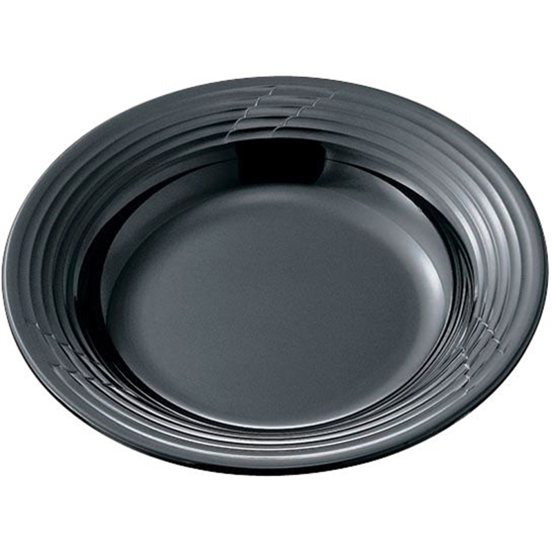 Daiwa スープ皿 リップルノワール ED-220-BK 1個(ご注文単位1個)【直送品】