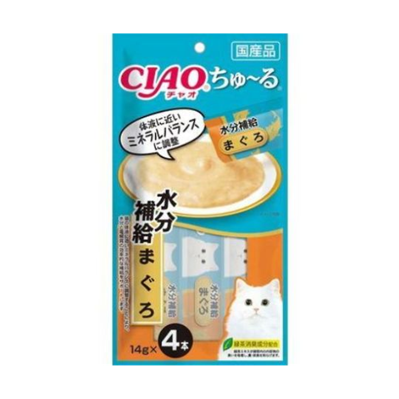 いなばペットフード CIAO ちゅ~る 水分補給 まぐろ 14g×4本 SC-179 1個（ご注文単位1個）【直送品】