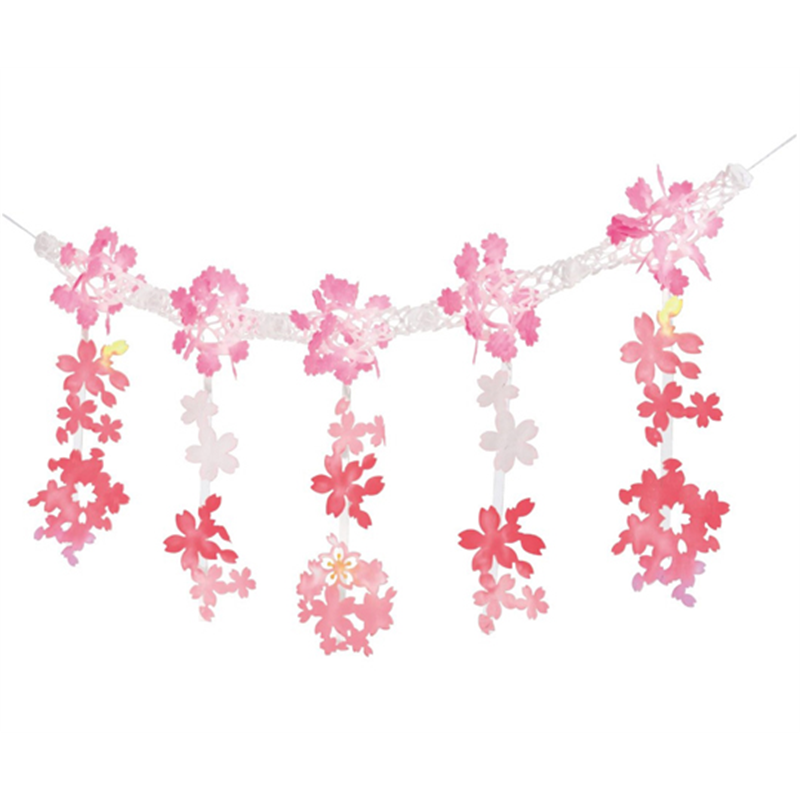 アズワン 春風そよぐ桜ガーランド 180cm 33-10-4-1 1個(ご注文単位1個)【直送品】